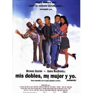 com Multiplicity Poster Spanish 27x40 Michael Keaton Andie MacDowell 