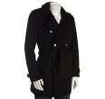 burberry black cashmere blend trench coat