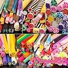 50x 3d nail art fimo canes rods polymer $ 4 63 free shipping see 