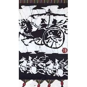    Chinese Batik Fabric Wall Hanging Mail Holder: Everything Else