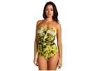 Jean Paul Gaultier Rose Print Braided Tank Suit   Zappos Couture