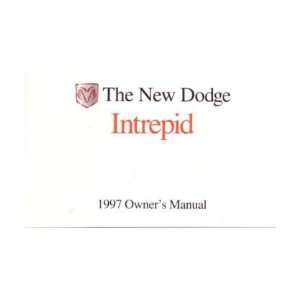  1997 DODGE INTREPID Owners Manual User Guide: Automotive