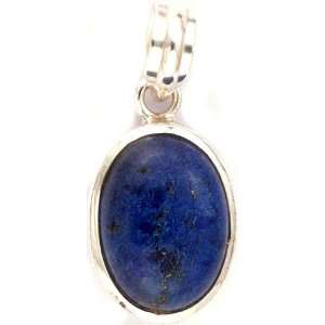  Lapis Lazuli Oval Pendant   Sterling Silver Everything 