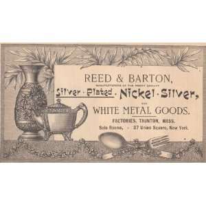   & Barton Manufacturers of Nickel and Silver Goods 