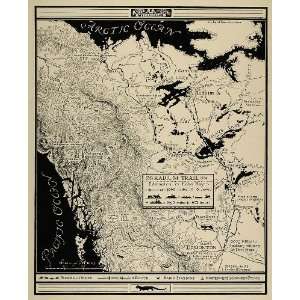   Trail Canada Richard Edes Harrison   Original Print: Home & Kitchen