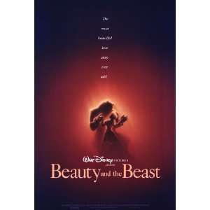  Beauty and the Beast 27 X 40 Original Theatrical Movie 