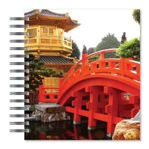  ECOeverywhere Red Bridge Picture Photo Album, 18 Pages, Holds 