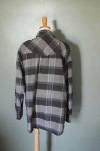 Vtg 70s Western Plains Trading Co Shirt Men XL gray  