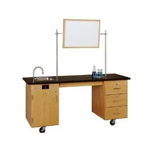  ADA Mobile Lab Station with Sink and Rods 
