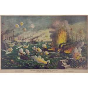  Naval Battle at the Bay in Manila, Philippines 20x30 