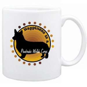  New  Happiness Is Pembroke Welsh Corgi  Mug Dog: Home 