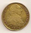 escudos onza oro gold 1774 sevilla cf carlos iii