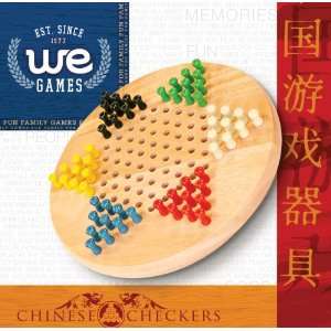  WE Games Chinese Checkers   7 Diameter Toys & Games