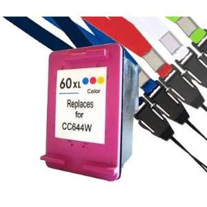   Remanufactured Color Ink Cartridge for HP 60 XL/CC644WN   plus a N