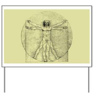  Yard Sign Vitruvian Man by Da Vinci: Everything Else