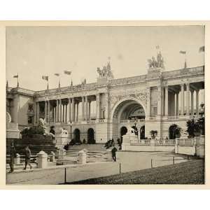 1893 Chicago Worlds Fair Southern Colonnade Chariots   Original 
