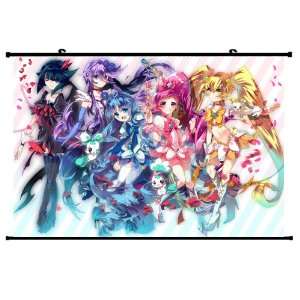  Pretty Cure Anime Wall Scroll Poster (24*16)support 