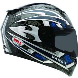 Bell RS 1 Cataclysm Full Face Motorcycle Helmet Blue Medium   2028487