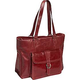 Clark & Mayfield Stafford Vintage Leather Laptop Tote 17.3   eBags 