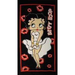 Betty Boop Glamour Betty Over sized 34 x 63 Cotton Beach Towel 