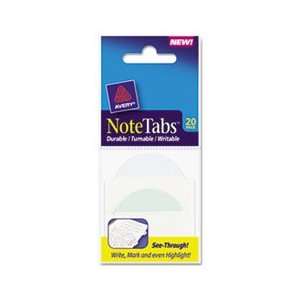   Tabs and Flags in One, Pastel Blue/Green/Clear, 20/Pack Electronics