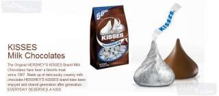   KISSES Milk Chocolate 1.58kg Bag Bulk Hersheys Kiss USA Gift  