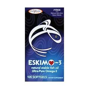  Enzymatic Therapy Eskimo 3    105 Softgels: Health 