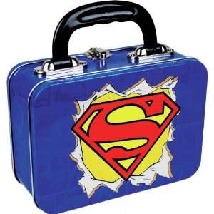 Superman   Merchandise   Tin Lunch Box / Tin Tote (Size 7 x 6 x 3 