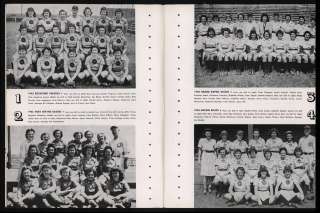1946 Racine Belles Yearbook 13 Autographs AAGPBL Champs  