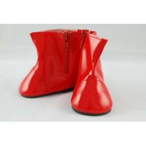  Red Colored Rain Boots for 18 Inch Dolls Including the 