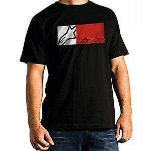  Alpinestars Rectangle T Shirt   Small/Black Automotive