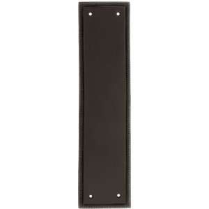  12 Rope Push Plate In Oil Rubbed Bronze.