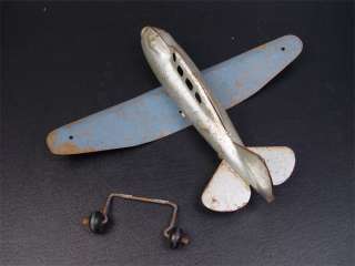 Vintage Marx Tin Toy P35 Military Prop Fighter Plane  