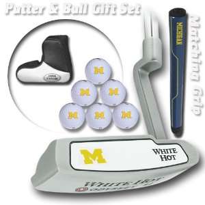   Balls (6) and White Hot Putter by Callaway Golf