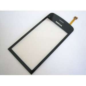 : Black Touch Screen Digitizer Front Glass Faceplate Lens Part Panel 