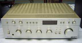   8088 Stereo Integrated DC Amplifier 80 Watts Per Channel Silver  