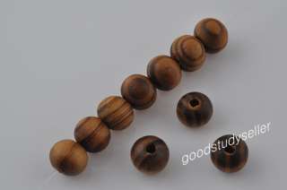 Free shipping 150Pcs Brown Wood Spacer Loose beads Bracelets findings 
