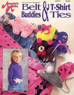 Belt Buddies & T Shirt Ties, Annies crochet patterns  