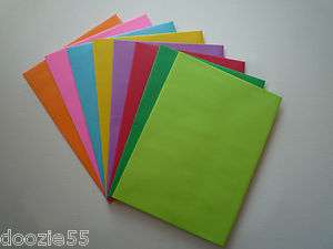   Colored Greeting Card Envelopes A7 60# 7 1/4 x 5 1/4 Color Choice 5x7