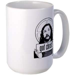   : Large Mug Coffee Drink Cup Got Christ Jesus Christ: Everything Else