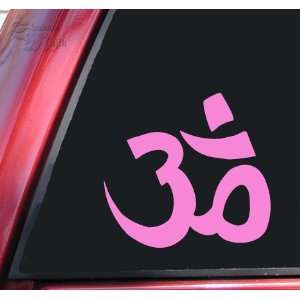  Om Symbol Pink Vinyl Decal Sticker: Automotive