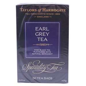 Taylors Earl Grey Tea (50 Tea Bags)  Grocery & Gourmet 