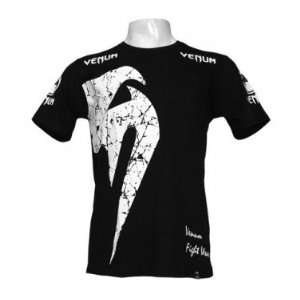 Venum Giant MMA T shirt Tee   Black 