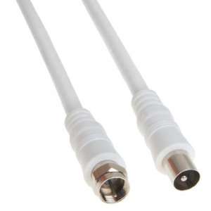   Male to F type Male Coaxial TV Satellite Antenna Cable: Electronics
