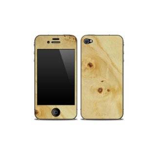  Karvt Wooden iPhone 4 Skin   Cedar Natural Cell Phones 