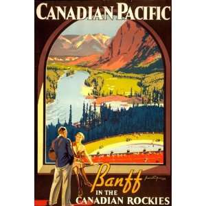 1936 Canadian Pacific. Banff in the Canadian Rockies