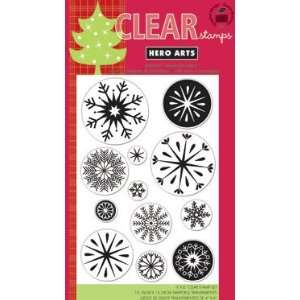  Snowflakes   Clear Stamps Arts, Crafts & Sewing