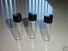 20 empty 1/2 half dram glass sample vials oils perfume