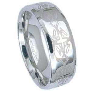  Stainless Steel Celtic Design Ring Size 10 Jewelry