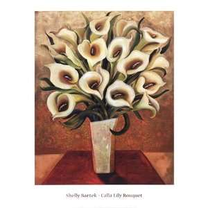  Calla Lily Bouquet   Poster by Shelly Bartek (26x34): Home 